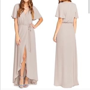 NWT Show Me Your Mumu Sz S Marianne/Sophia Wrap Maxi Dress